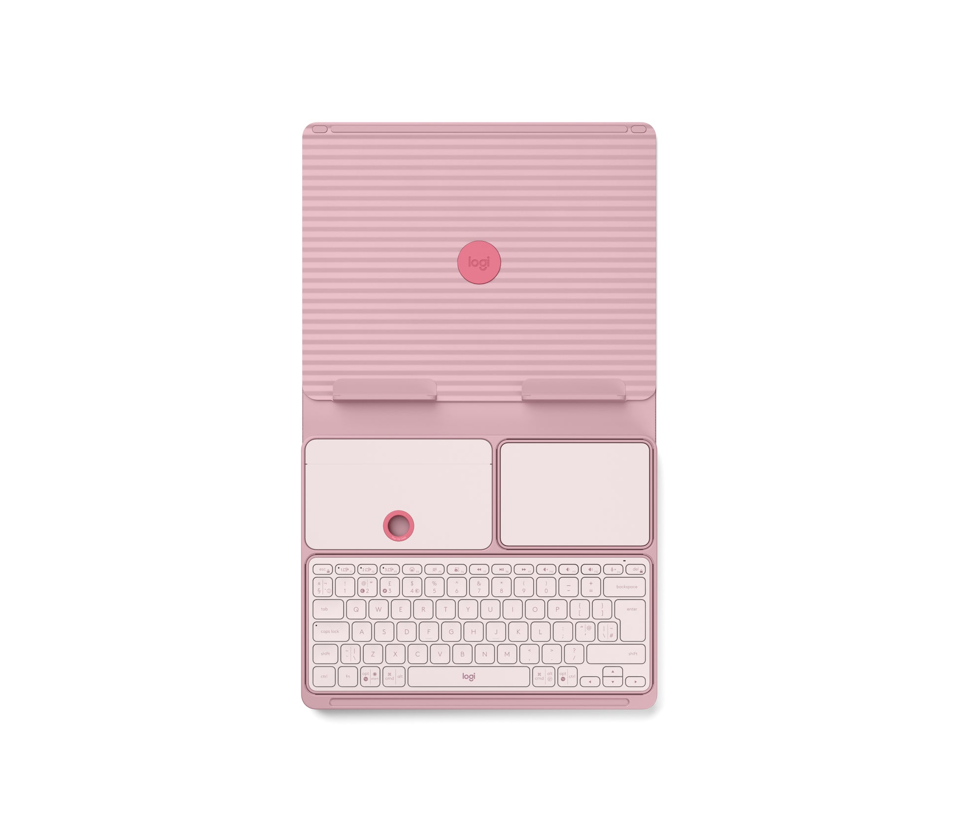 Logitech Tastatur, kabellos (Bluetooth), UK-Layout (EN), rosa
