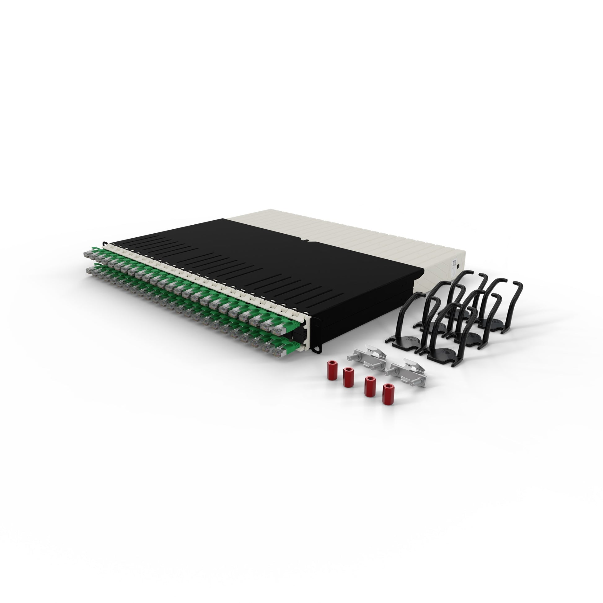 Patchbox Netzwerkkabel – geschirmt, grün