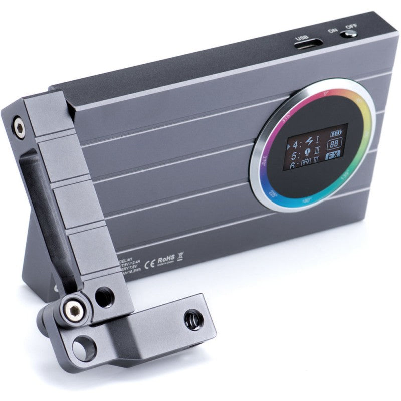 Godox RGB MINI M1 Streaming-Licht – dimmbar, 1700 Lux, 2500–8500 K – für Kameras (Universal)