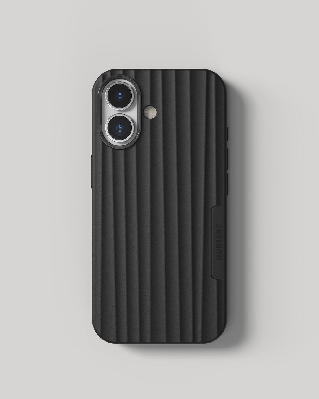 Nudient – Backcover – für Apple iPhone 17 – schwarz – MagSafe-kompatibel