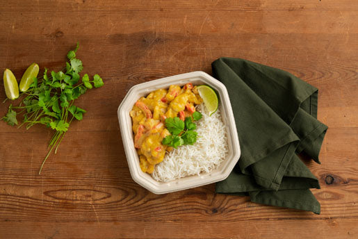 Duni Take-away-Box Octabagasse, Bagasse (Zuckerrohr) – 400 ml 183 × 183 × 43 mm braun – kompostierbar – 50 Stk