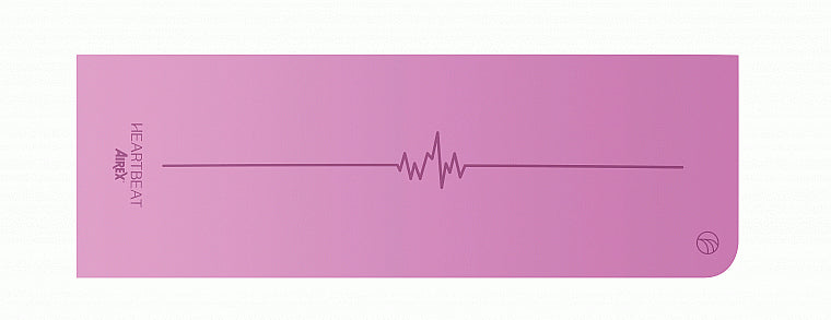 Airex Bodenmatte Heartbeat – 61 × 183 cm, Pink, Polyurethan, Dicke 0,4 cm