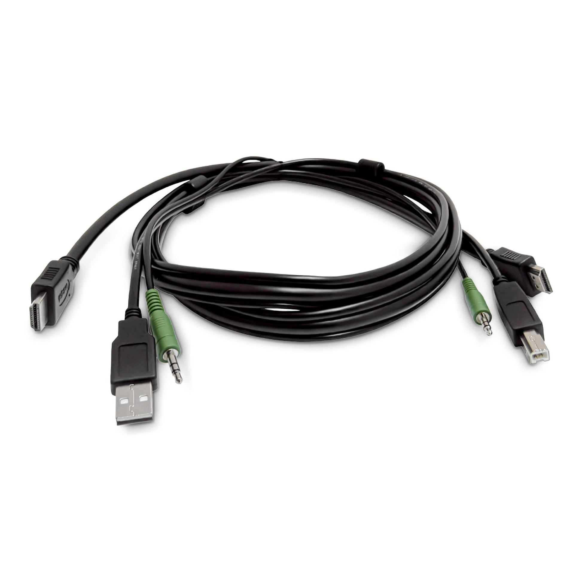 StarTech.com SKHDMMKVM-10-TAA – HDMI KVM-Kabel, 3 m, USB-A/USB-B/3,5 mm, TAA