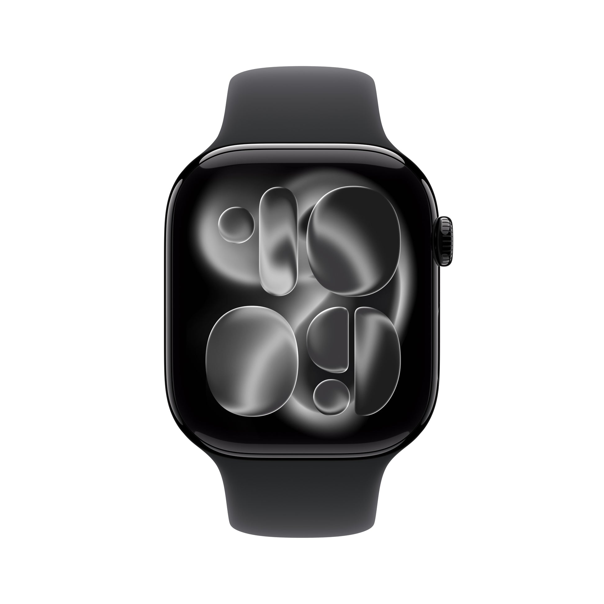 Apple Watch Series 11 46 mm GPS – Aluminium Schwarz, Sportarmband, S/M, 50 m, für iPhone