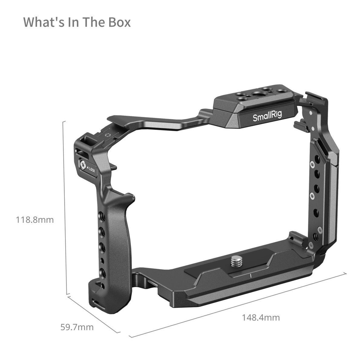 SmallRig 4902 Cage – für LUMIX S1R II, S5 II, S5 IIX und andere – Schwarz