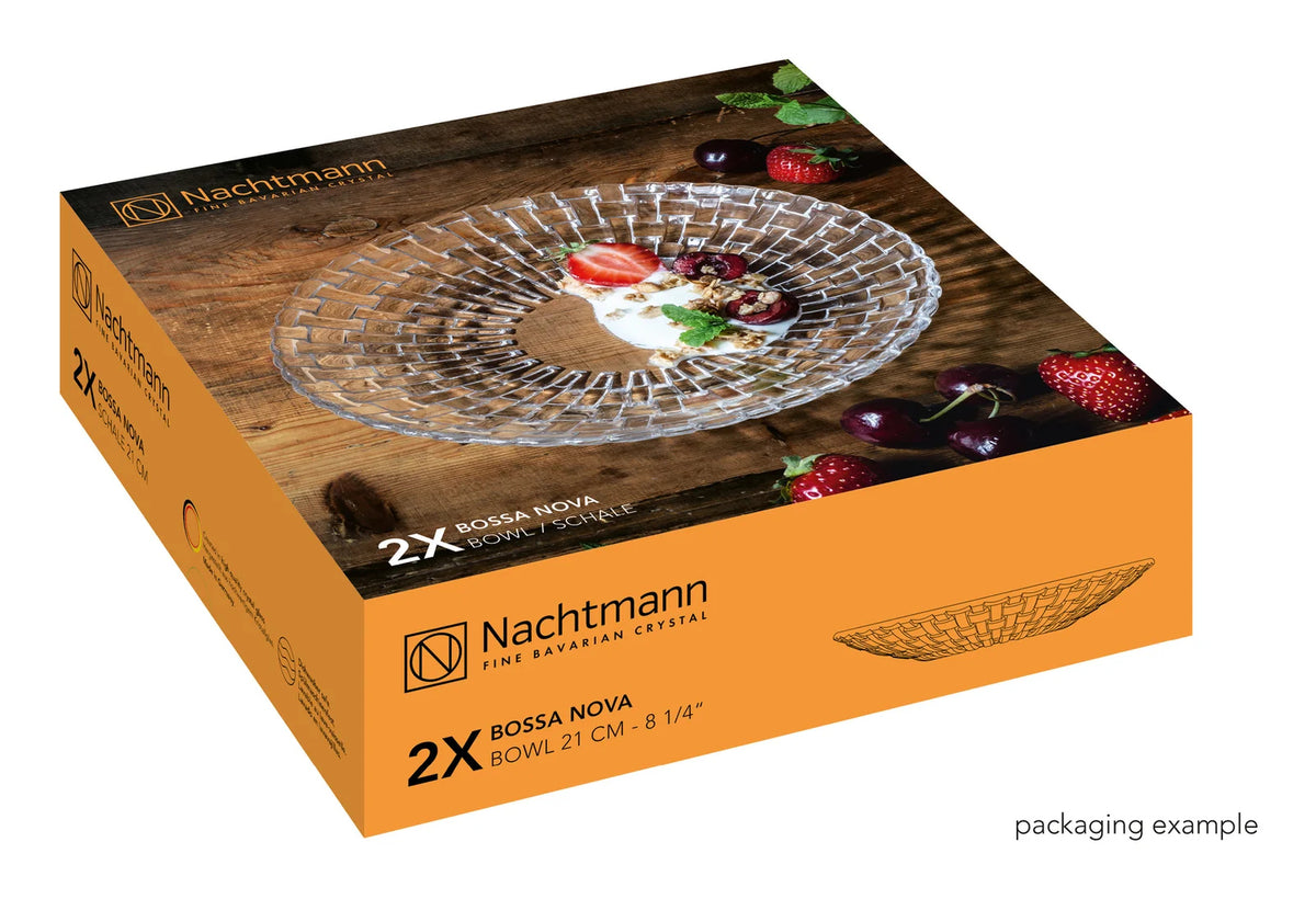 Nachtmann Schale – Ø 21 cm, H 3,3 cm, Kristallglas, Transparent, spülmaschinenfest