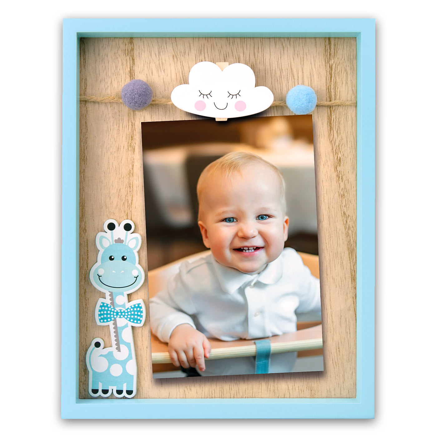 ZEP Bilderrahmen – für 10 × 15 cm – Holz & MDF, blau