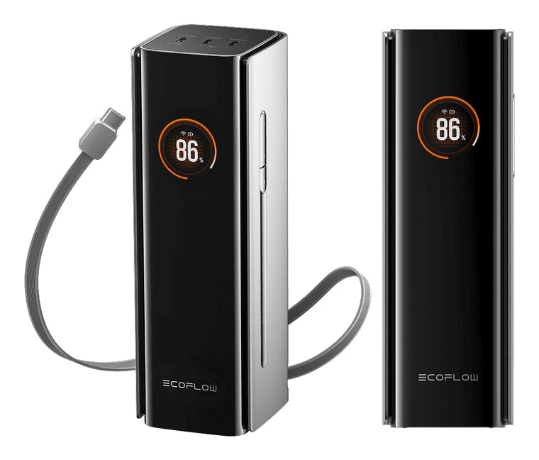 EcoFlow Pro Powerbank 27'650 mAh – 140 W PD, 3× USB-C, schwarz
