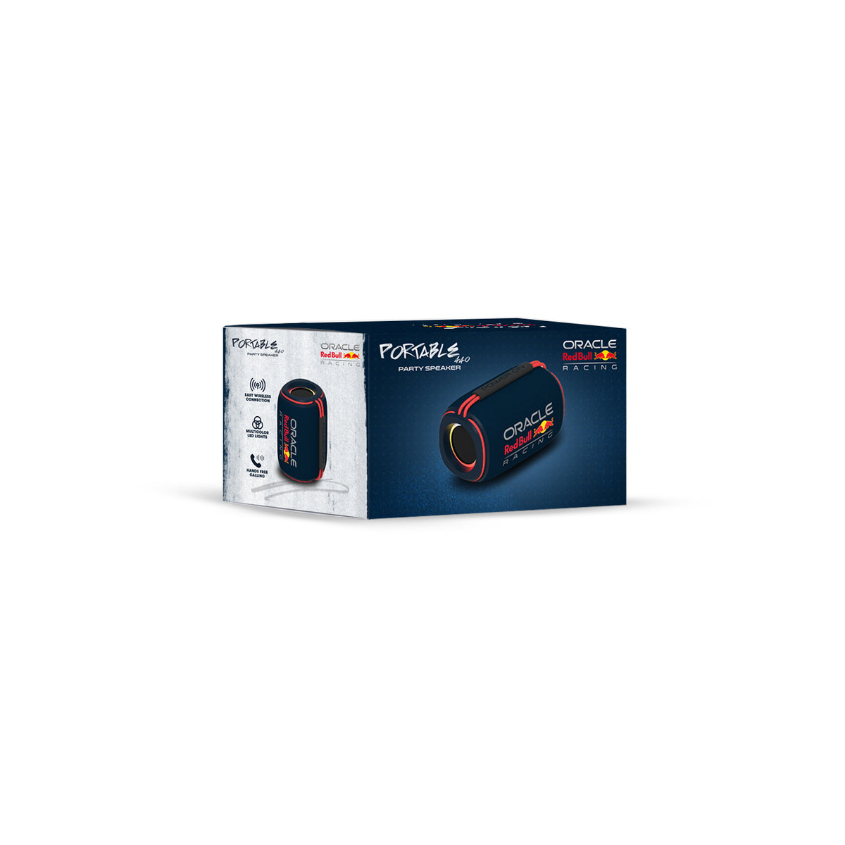 Red Bull Racing RB-SK440 – Bluetooth-Lautsprecher – 8 W, spritzwassergeschützt, 6 h, mehrfarbig