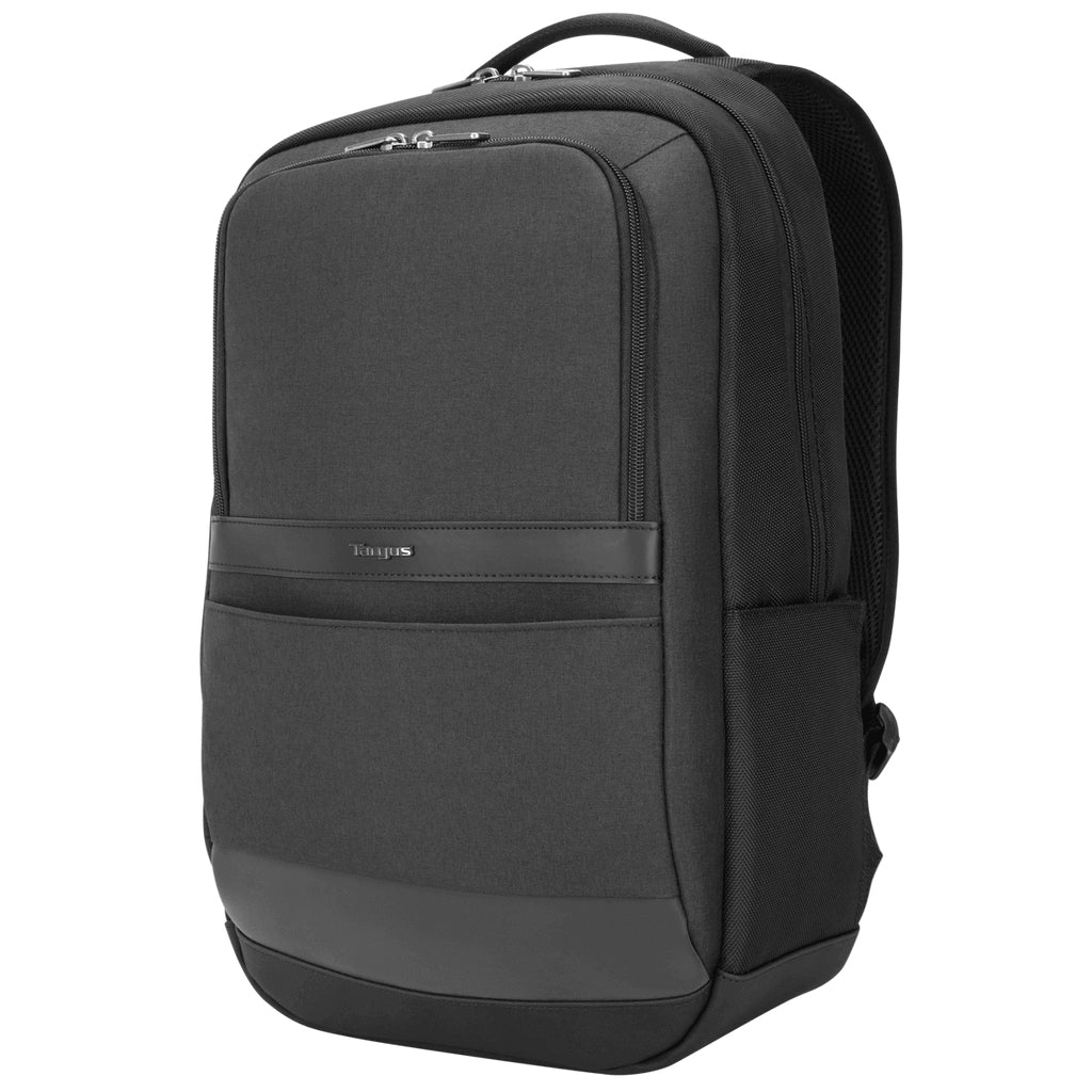 Targus CitySmart Essential Multi-Fit Notebook-Rucksack bis 16″ – Tablet-Fach, Trolley-Haltegurt – Schwarz