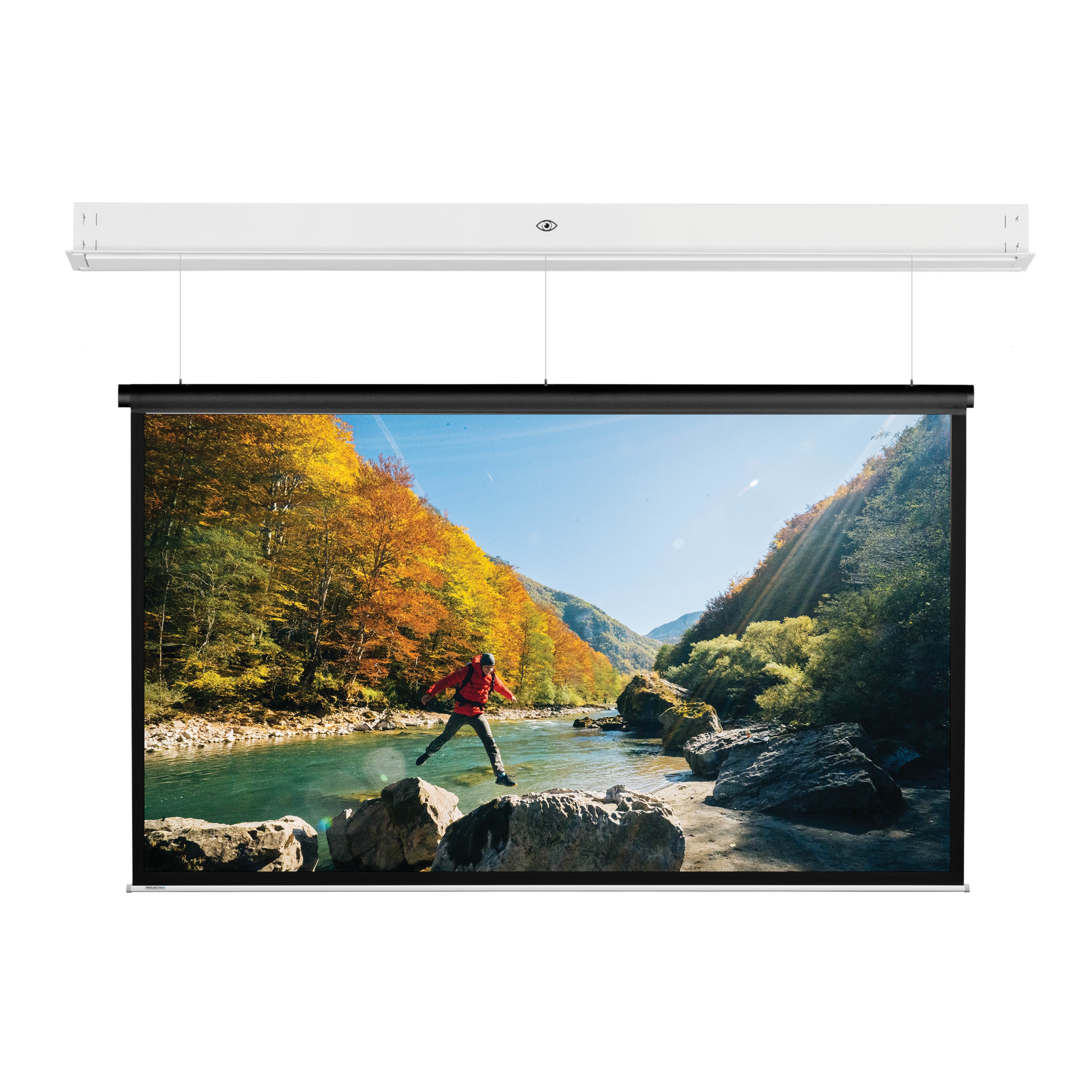 Da-Lite DescenderPro SightLine – Elektrische Leinwand, 4:3, 190 × 143 cm (93,7")