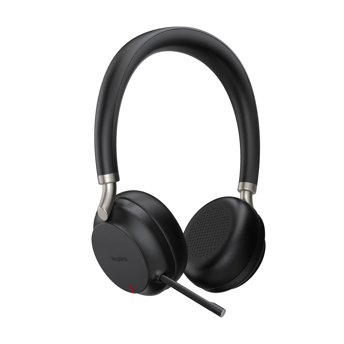 Yealink BH72 Office-Headset – On-Ear, Stereo, BT, ANC, MS Teams zertifiziert, Qi-Laden, Schwarz, BT 5.0