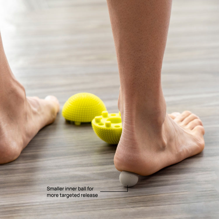 NABOSO Massageball Neuro Ball – Knetmassage, für Fuss – 1 Stk – Grün – Silikon