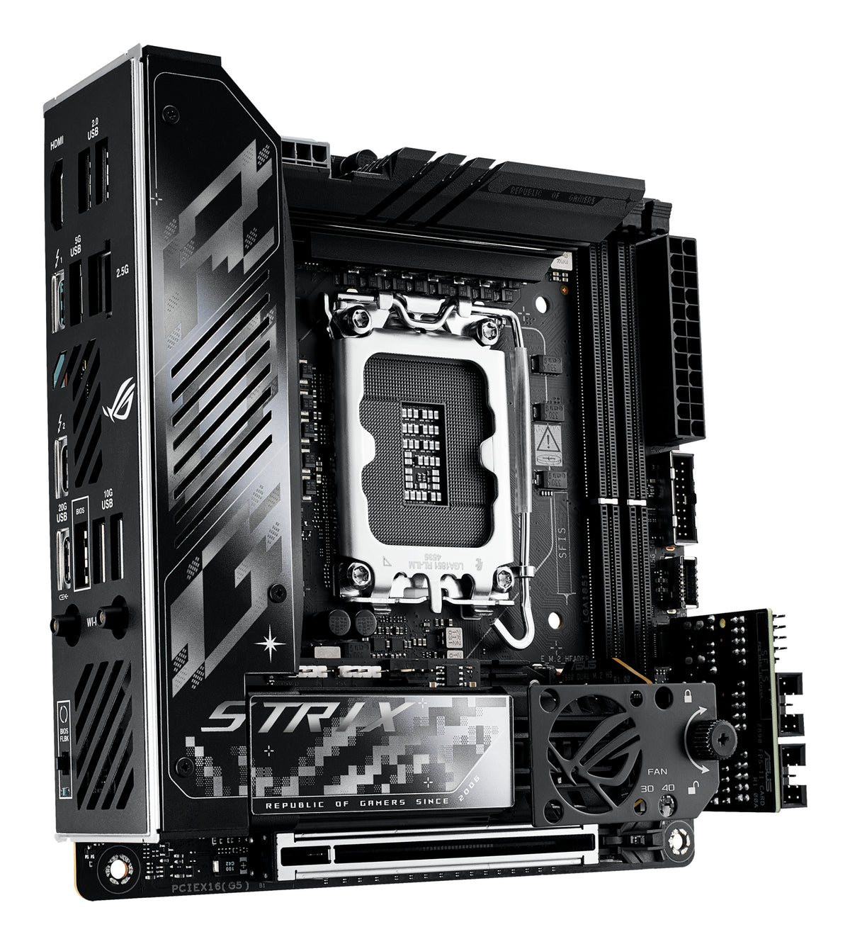 ASUS ROG STRIX Z890-I GAMING WIFI – Mainboard – LGA 1851, Intel Z890, Mini-ITX, DDR5, 96 GB
