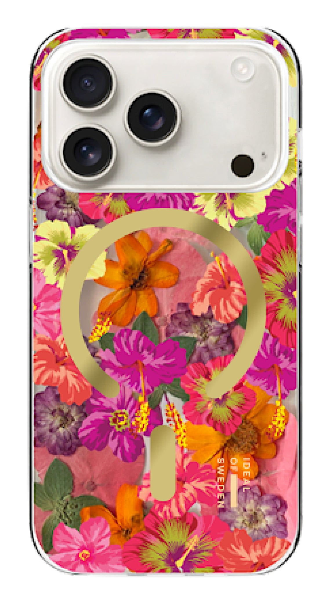 iDeal of Sweden Clear Cover – Backcover – für Apple iPhone 17 Pro, MagSafe, TPU, Transparent, Tropical Floral
