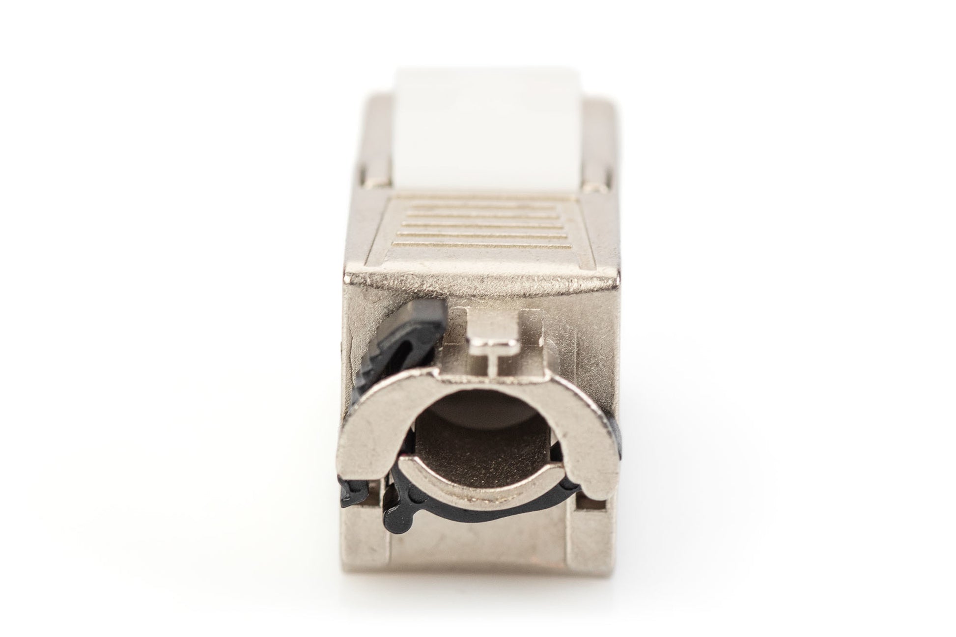 Digitus Keystone-Modul Cat6a, geschirmt – RJ-45, LSA, 10GBase-T, 500 MHz, werkzeugfrei, 48er-Pack, Silber