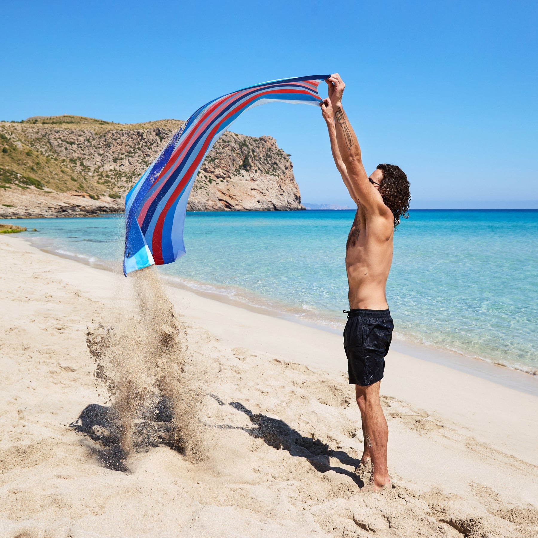 Dock & Bay Strandtuch SUMMER XL Ocean Pav. – 90 × 200 cm, Mehrfarbig, Polyamid/Polyester