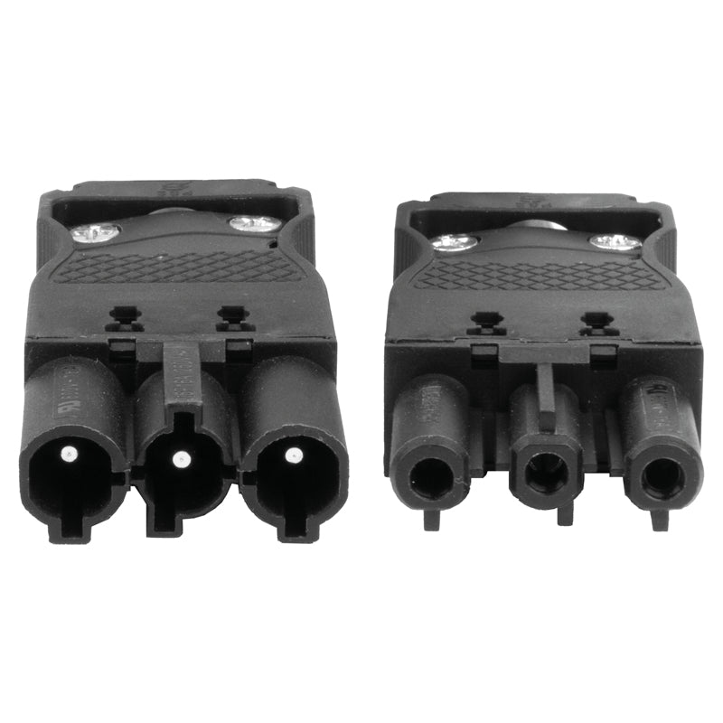 Steffen Verlängerungskabel, GST18I3–GST18I3, 2 m, IP20, 1,5 mm² – Schwarz