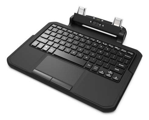 Zebra 2-in-1 Ansteckbare Robuste Tastatur 75% RGB Beleuchtet QWERTY (US-INT) Schwarz für Zebra ET6x