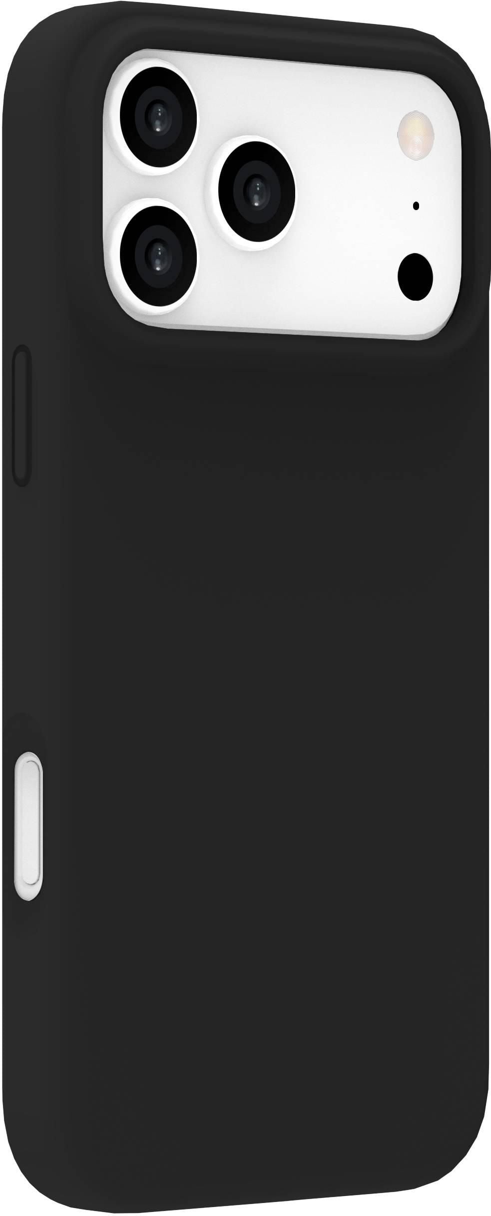 eSTUFF INFINITE (GRS) ROME Backcover – für Apple iPhone 17 Pro Max, Silikon, Schwarz, bis 2 m Sturzsicher