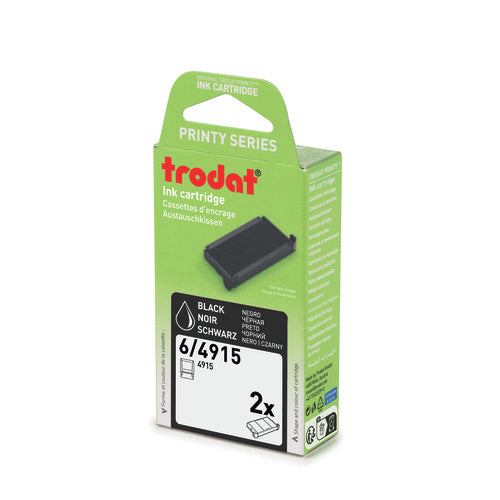 Trodat 6/4915S – Ersatzkissen Schwarz – für 4915 – 2er-Set