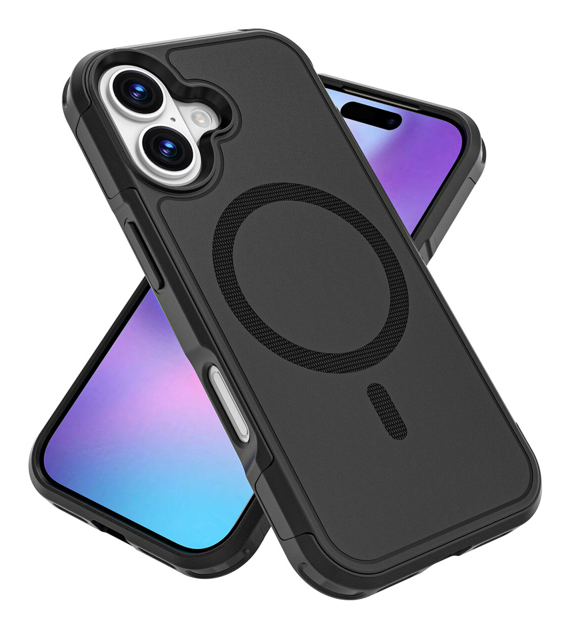 4smarts Backcover Defend – für Apple iPhone 17 – schwarz – TPU/PC – MagSafe-kompatibel, stossfest