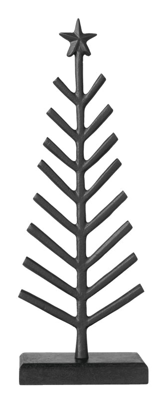 Villeroy & Boch Weihnachtsdeko – 6 × 30 × 12 cm – Aluminium & Holz, Schwarz