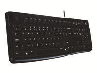 Logitech K120 – Tastatur, kabelgebunden (USB-A), ES-Layout (ES), Schwarz