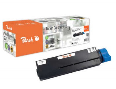 Peach 45807102 Schwarz Toner – Kompatibel – 3'000 Seiten – für OKI B 412 DN/B 432 DN/B 512 DN