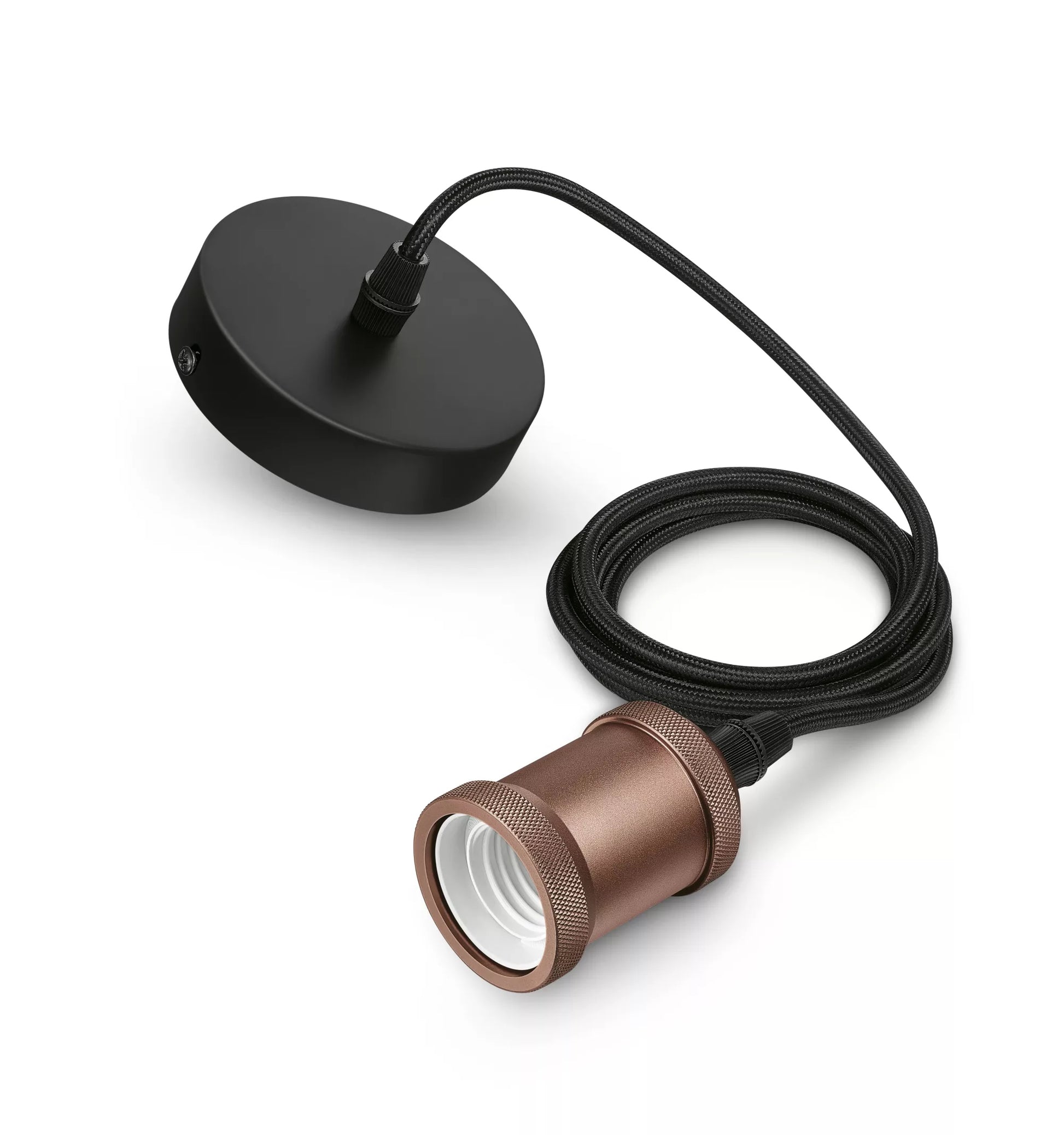 Philips by Signify Philips Vintage Schnurpendel – Ø 54,5 × 55 cm, 3600 lm, 40 W, 2700 K, bronze, E27, exkl. Leuchtmittel