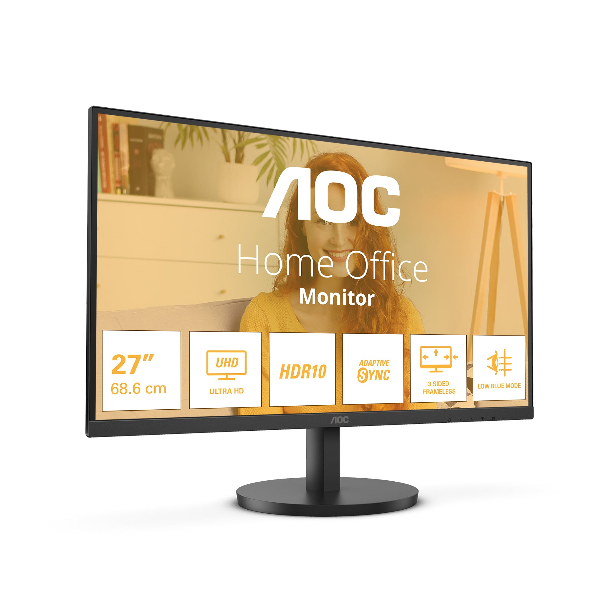 AOC U27B3M – 27", 3840 × 2160 (4K), VA, HDR10