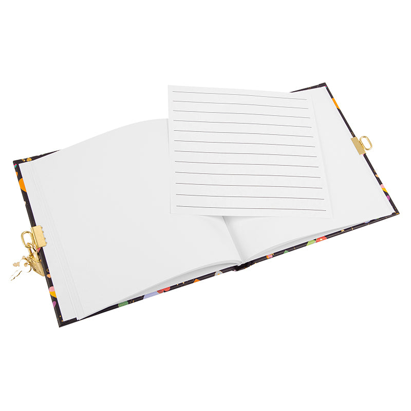 Goldbuch Tagebuch Herz – mit Verschluss – 96 Seiten – 165 × 165 mm – Hardcover, mehrfarbig