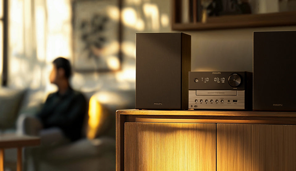 Philips TAM3505M2/12 – Mikro-HiFi-System – 20 W, DAB+, CD, Bluetooth – Schwarz