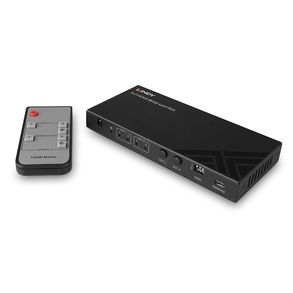Lindy HDMI-Matrix 2×2, 8K