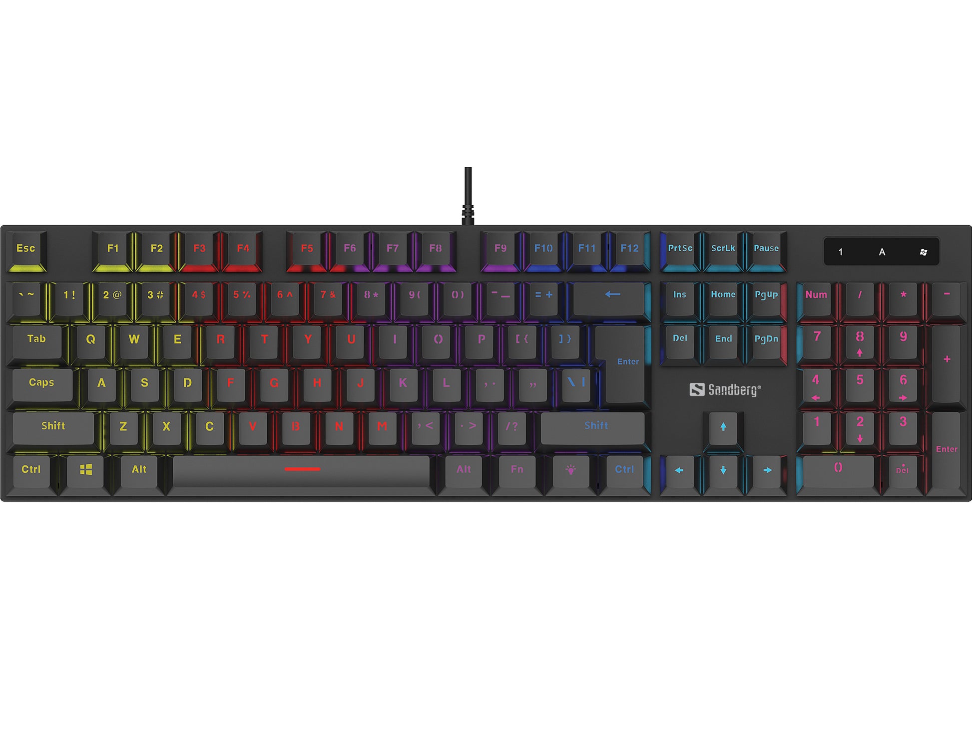 Sandberg Tastatur, DE-Layout (DE), mechanisch