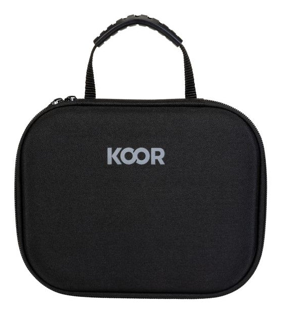 KOOR Massagepistole Thermal Mini – Perkussionsmassage, mit Wärmefunktion – 3 Stufen, Akku (USB) – Schwarz
