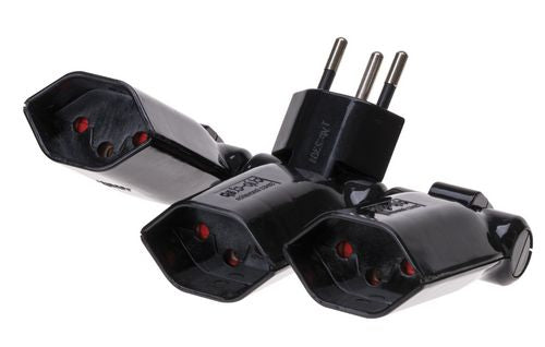 Max Hauri AG Max Hauri Steckdosenleiste, 3×T13, Eingang T12, ohne Schalter, IP20 – schwarz