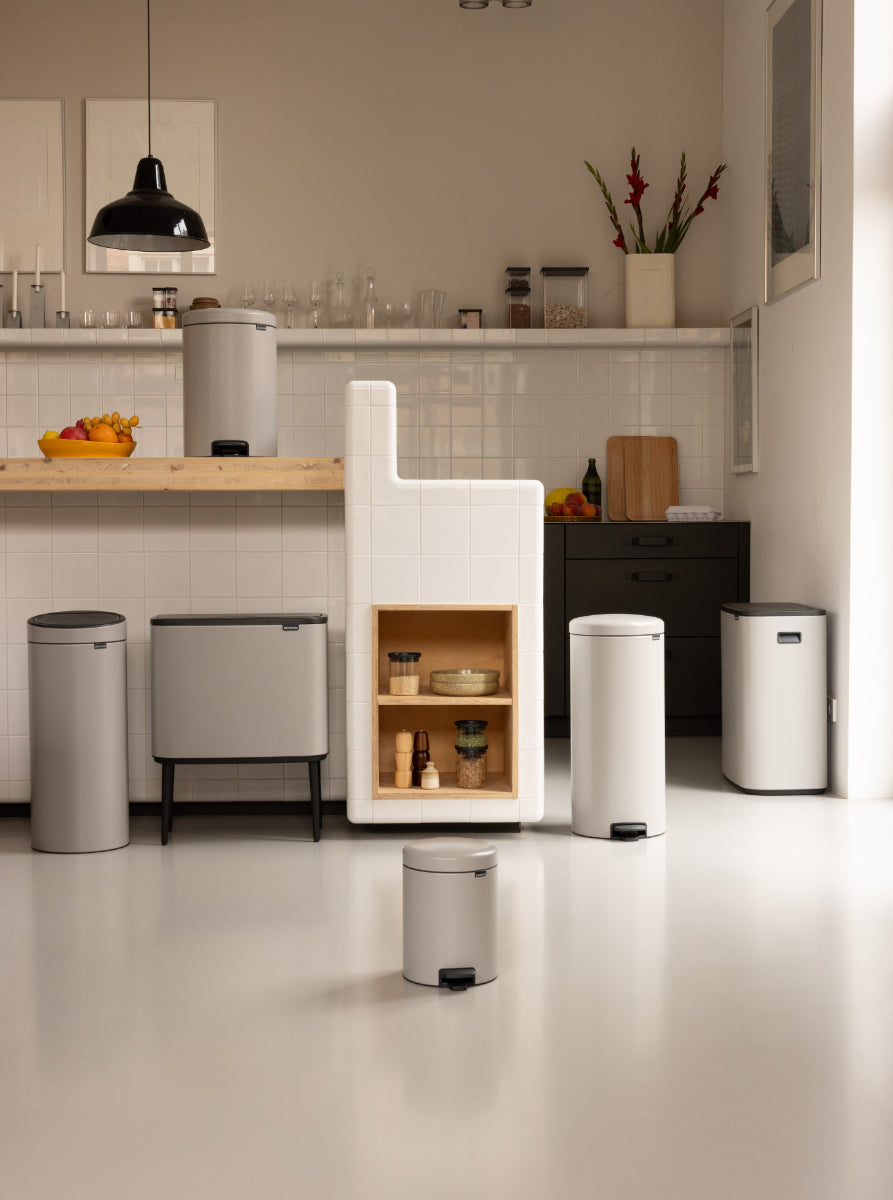 Brabantia NewIcon Treteimer – 30 l – Edelstahl, rund – Soft-Close
