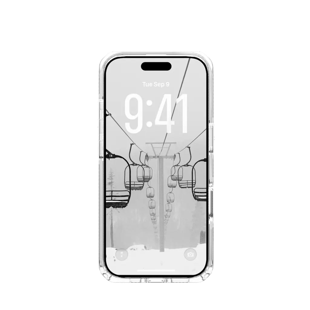 Urban Armor Gear Backcover Plyo MS – für Apple iPhone 17 – transparent/weiss