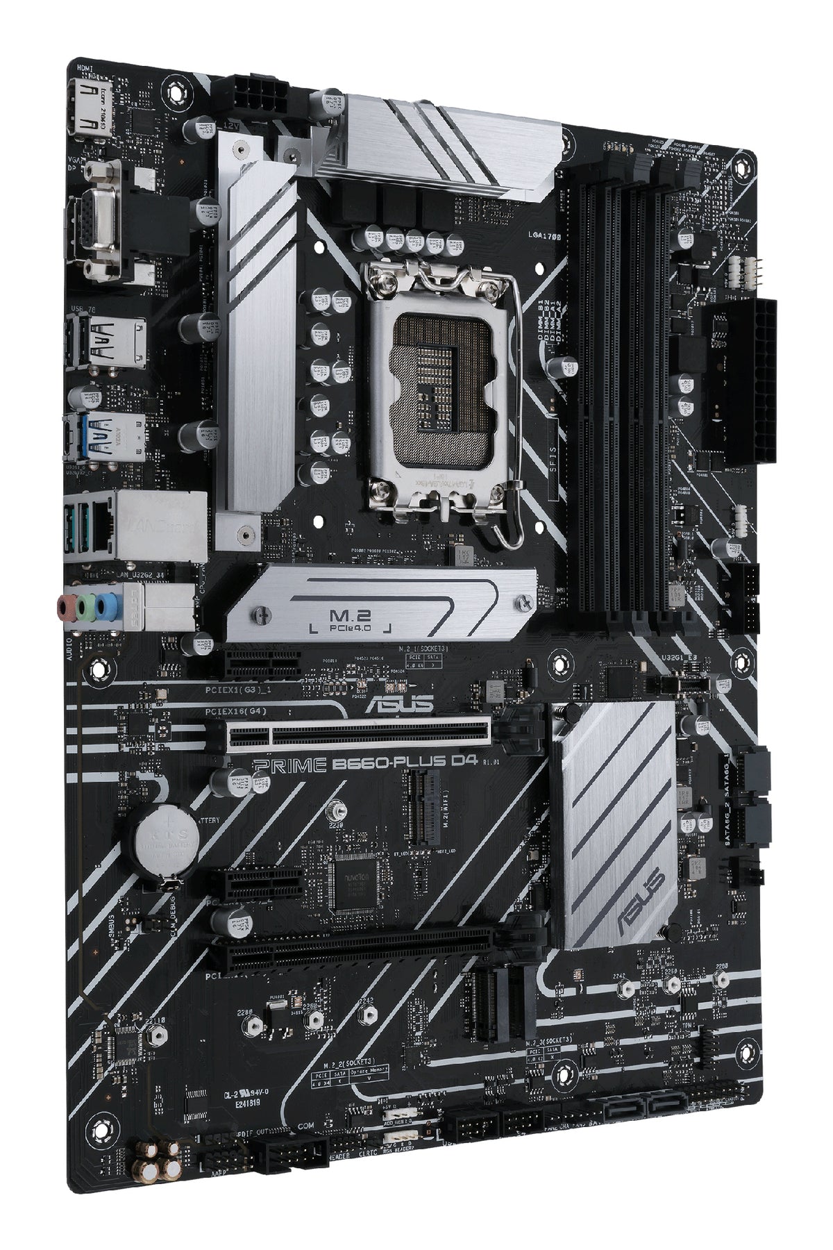 ASUS PRIME B660-PLUS D4 – Mainboard – LGA 1700, Intel B660, ATX, DDR4
