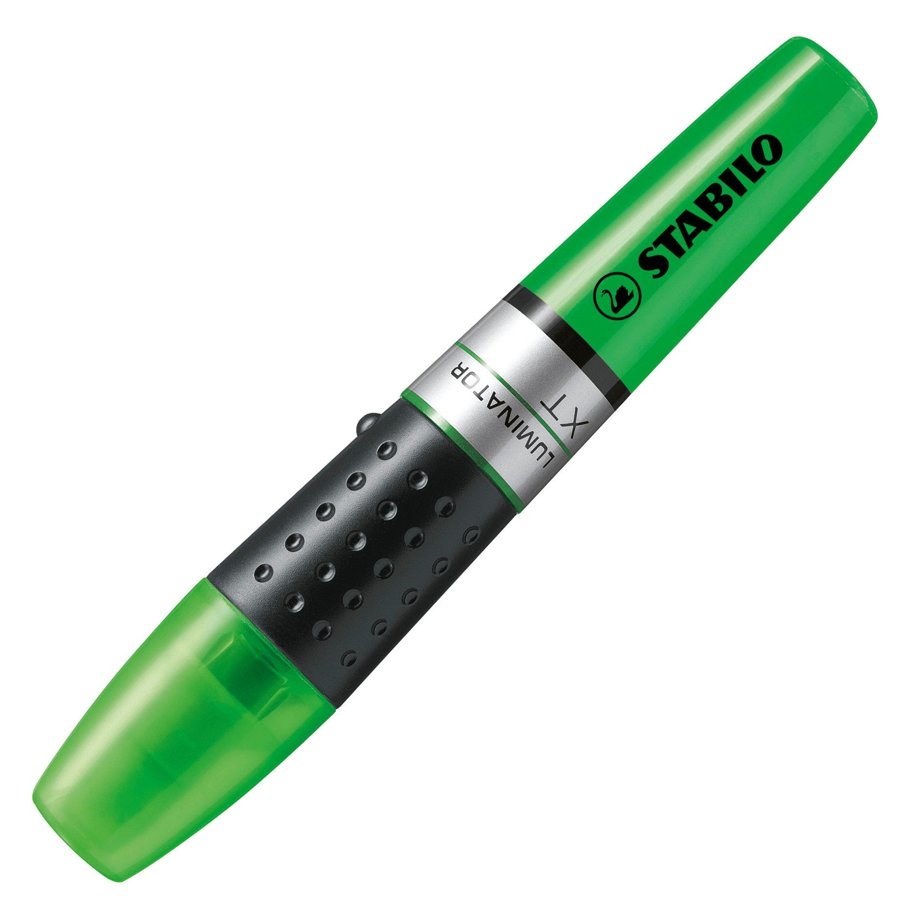 STABILO Luminator Textmarker Grün, 5 Stück – Keilspitze, 2–5 mm, auf Wasserbasis