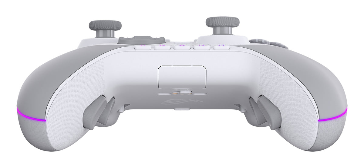ASUS ROG Raikiri II Pro – Gamepad – USB + RF + Bluetooth, Eingebautes Display, 79 h Akku, für PC & Android, Weiss