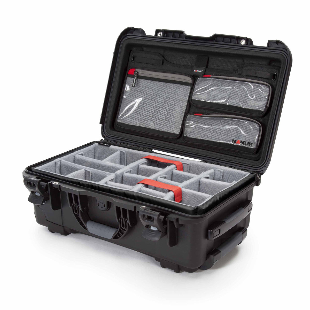 Nanuk Schutzkoffer 935 – Kunststoff, wasserdicht, schwarz, 55,9 × 22,9 × 35,6 cm