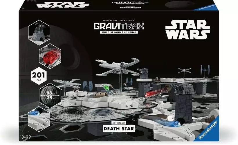 Ravensburger GraviTrax Action-Set Murmelbahn – Death Star – 201-teilig – ab 8 Jahren