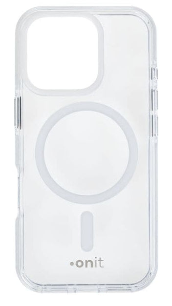 ONIT Backcover – für Apple iPhone 16 Pro – MagSafe, PC+TPU+TPE, Transparent, bis 3 m sturzsicher