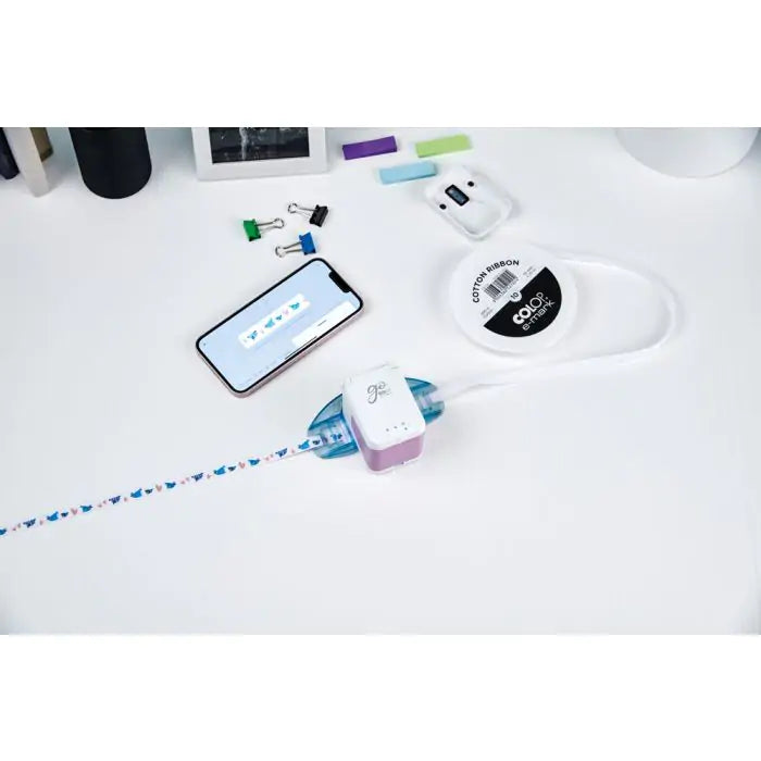 Colop Positionierungsführung, Blau/Transparent, für COLOP e-mark Band