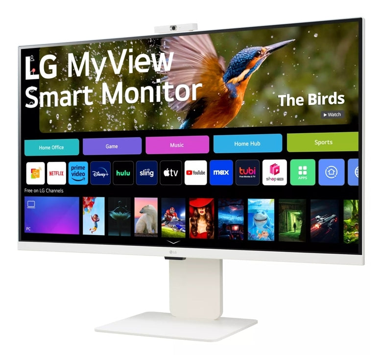 LG 32SR85U-W – 31,5", 3840 × 2160 (4K), IPS, USB-C 90 W, Webcam, HDR10