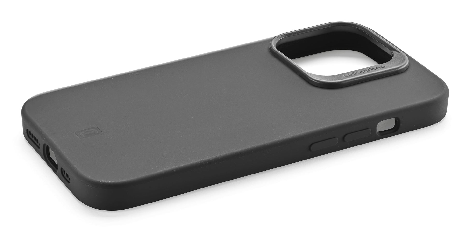 Cellularline Sensation+ Backcover – für Apple iPhone 15 Pro, Silikon, Schwarz