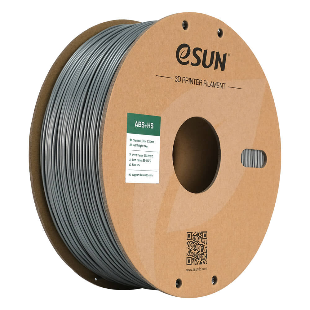 eSUN 3D-Drucker-Filament ABS 1,75 mm Silber, 1 kg
