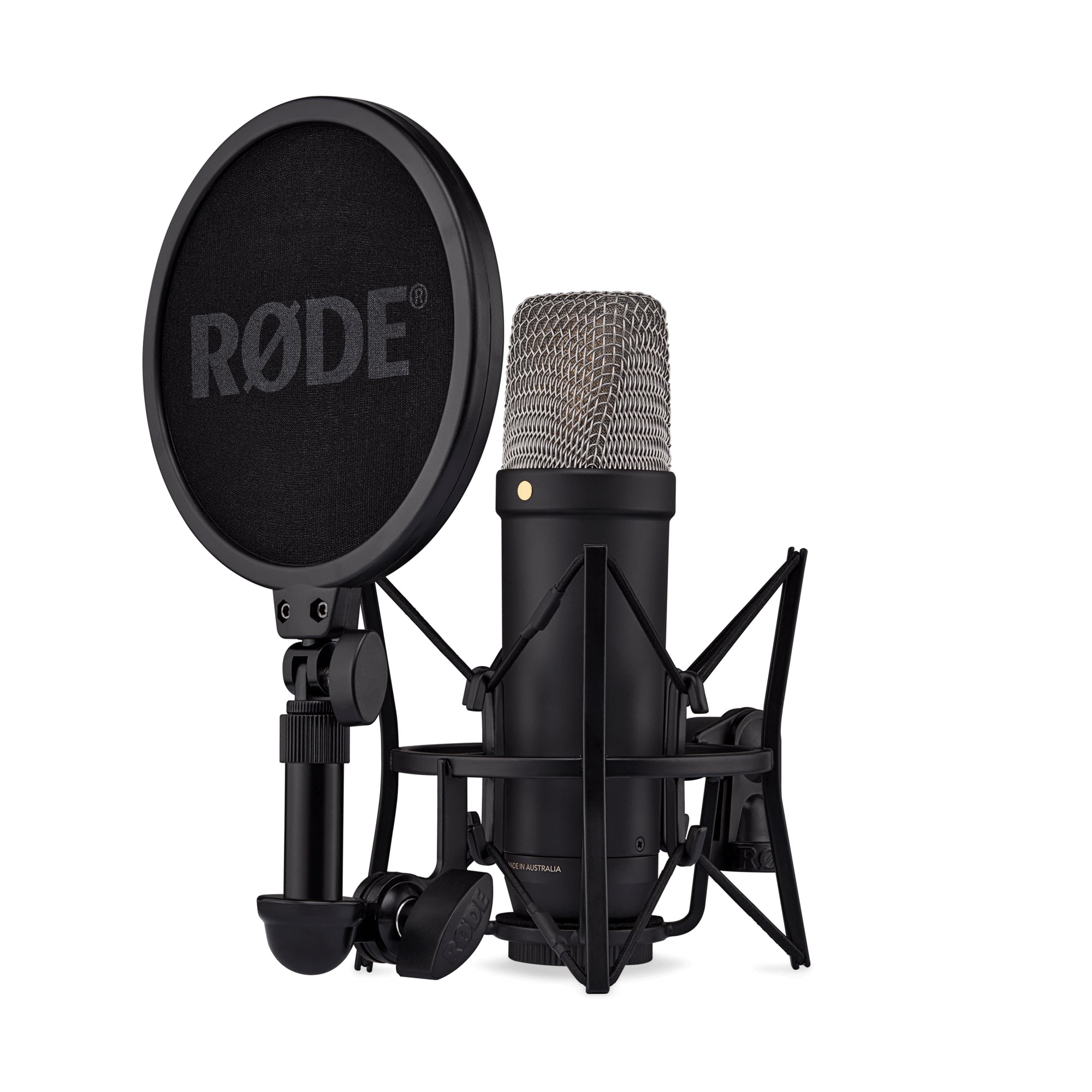 RØDE NT1-A (5. Generation) Studio-Mikrofon – USB-C, kabelgebunden, Niere, 32 Bit/192 kHz, für Mac/PC, Schwarz